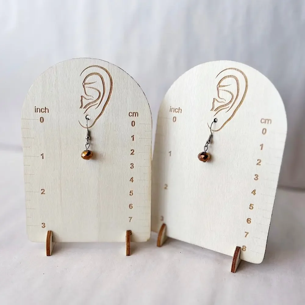Bronze Mini Bead Earrings Dangle Drop Handmade Jewelry TT6